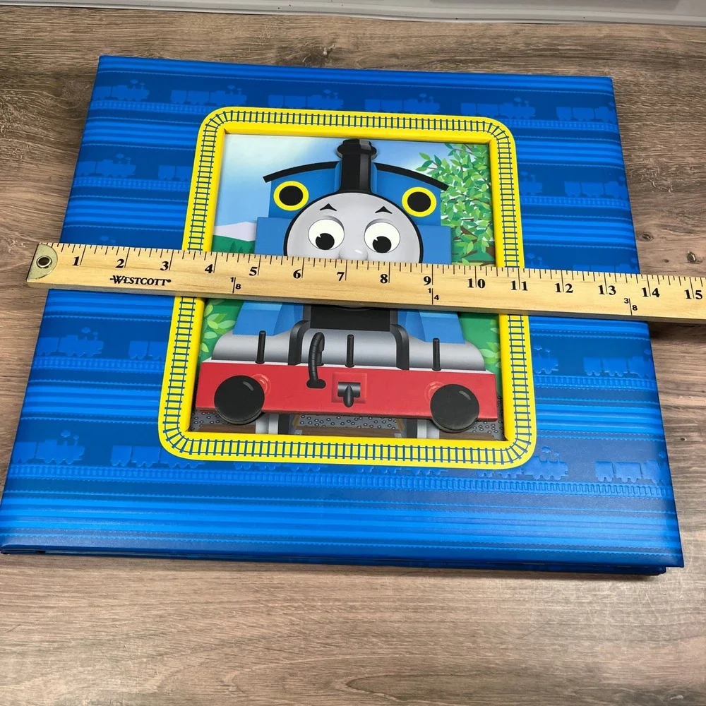 VTG 2005 Sandylion Thomas & Friends Scrapbook‎ Album 12x12 Blue Sticker Kit NEW